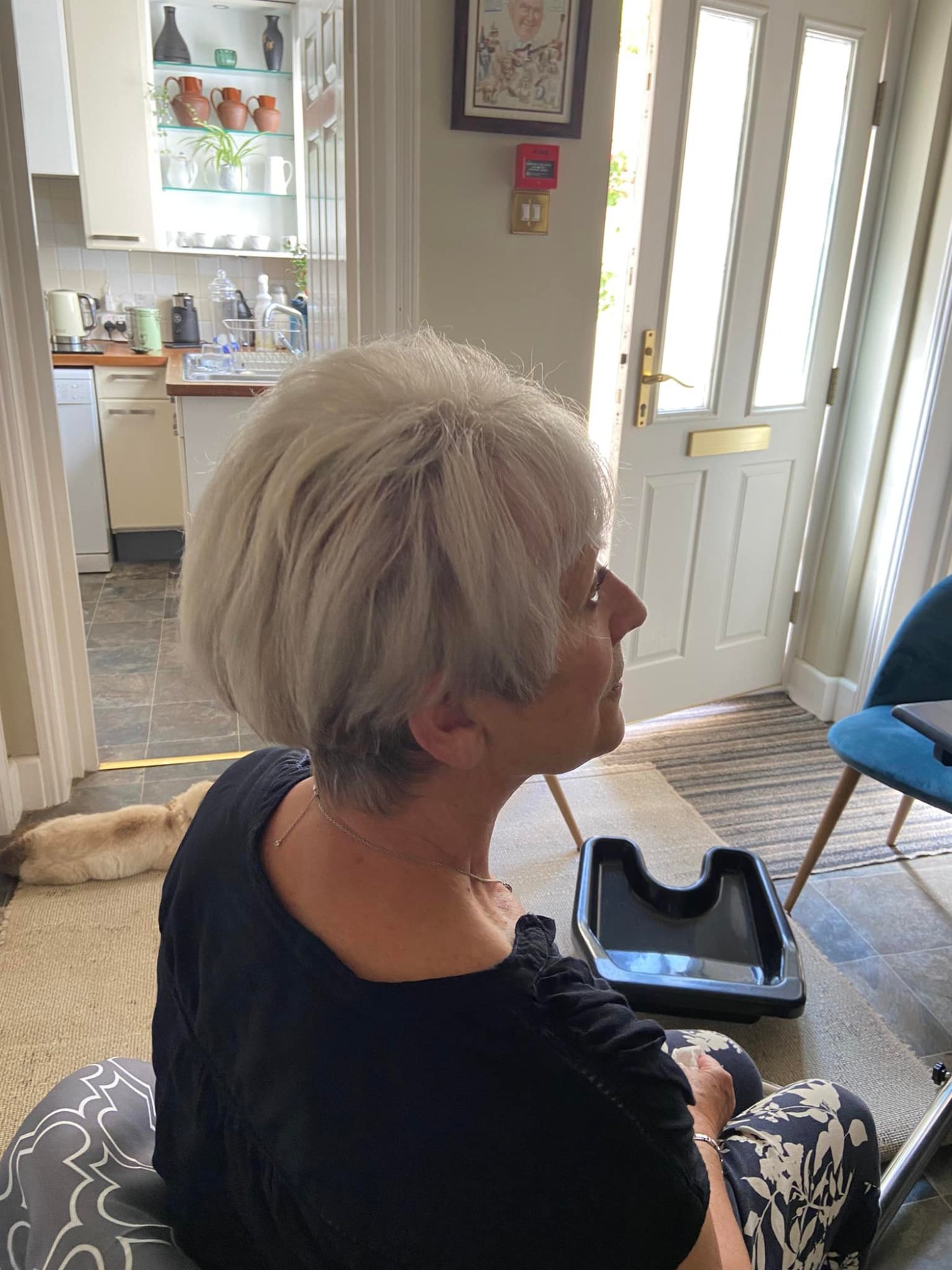Ladies colour result at home, mobile hairdresser Tunbridge Wells