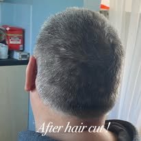 Gents haircut result, mobile hairdresser Tunbridge Wells home visit